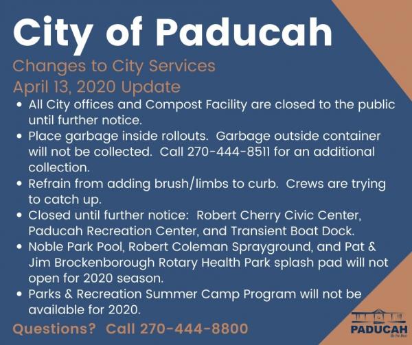 changes to city services