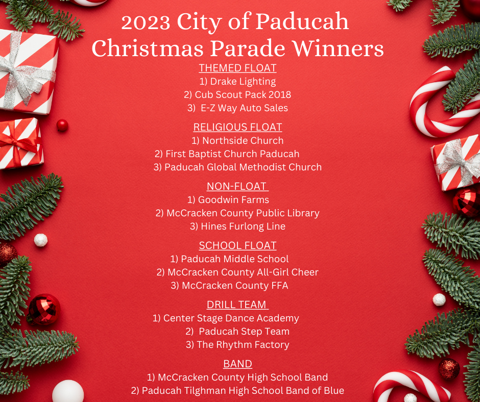 2023 Christmas Parade Winners