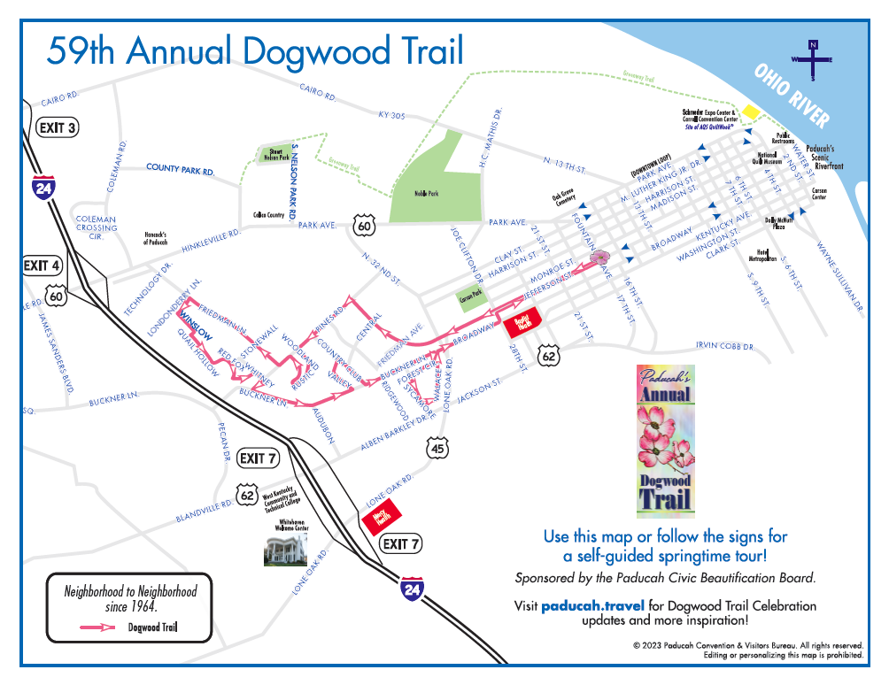 Dogwood Trail Map for 2023