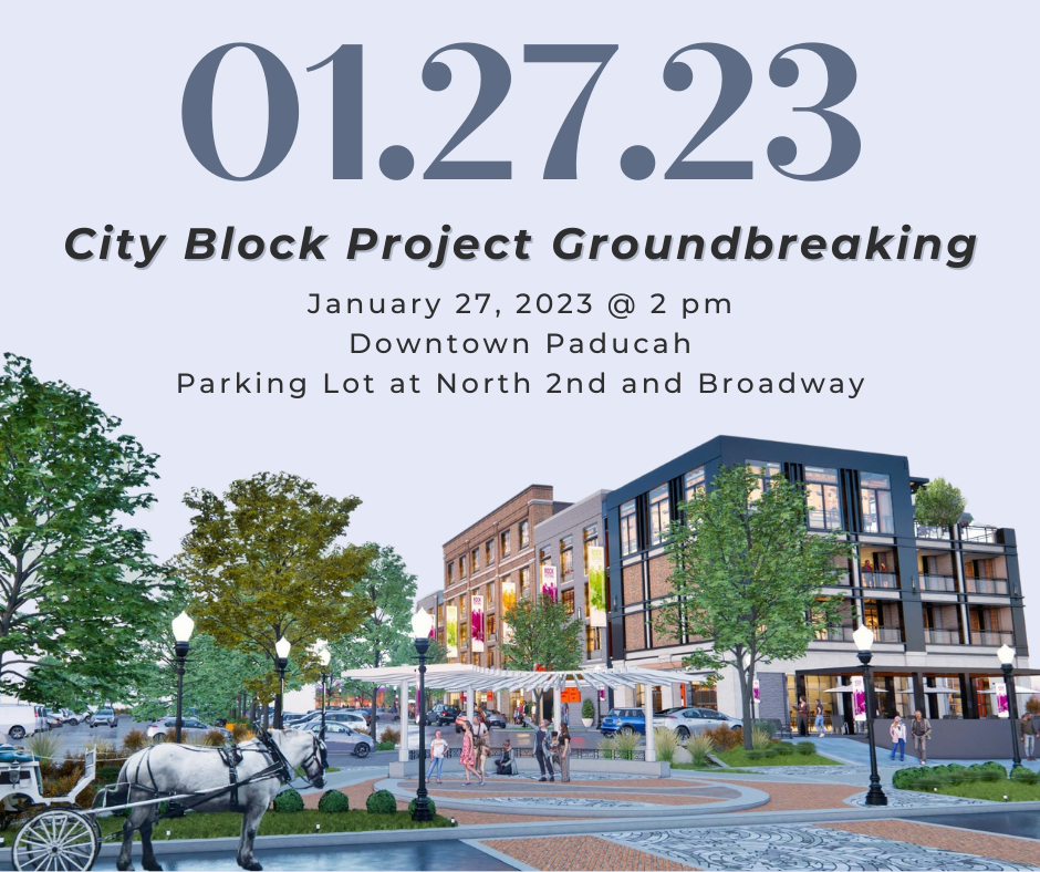 City Block Groundbreaking Graphic