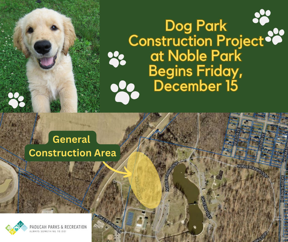 Dog Park Construction Project map