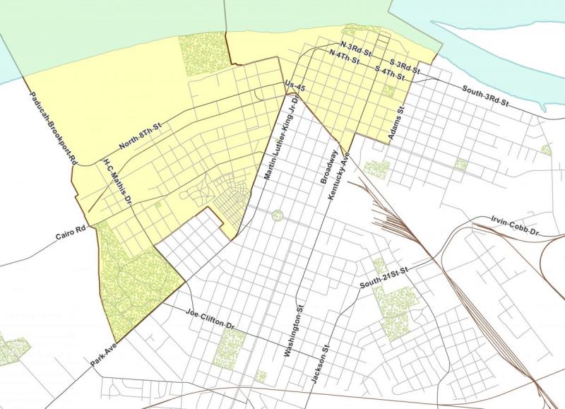 Paducah's designated opportunity zones