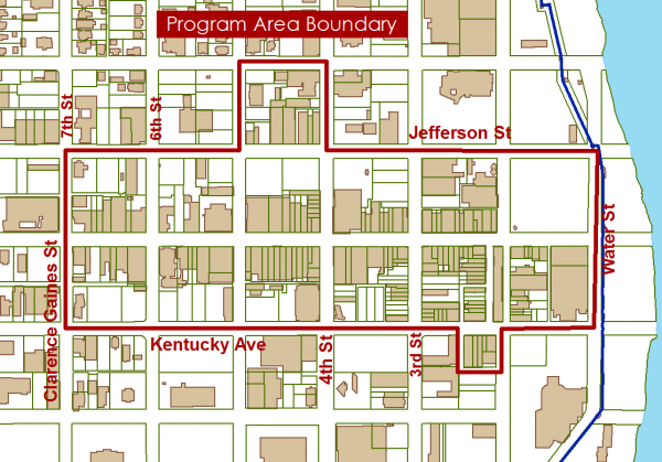 Upper story program area map